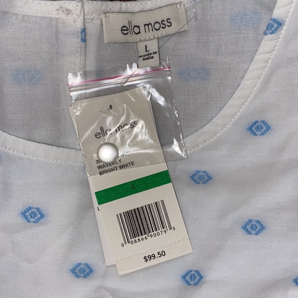 Ella Moss Waverly Puff Long-Sleeve Top L NWT - Picture 10 of 10